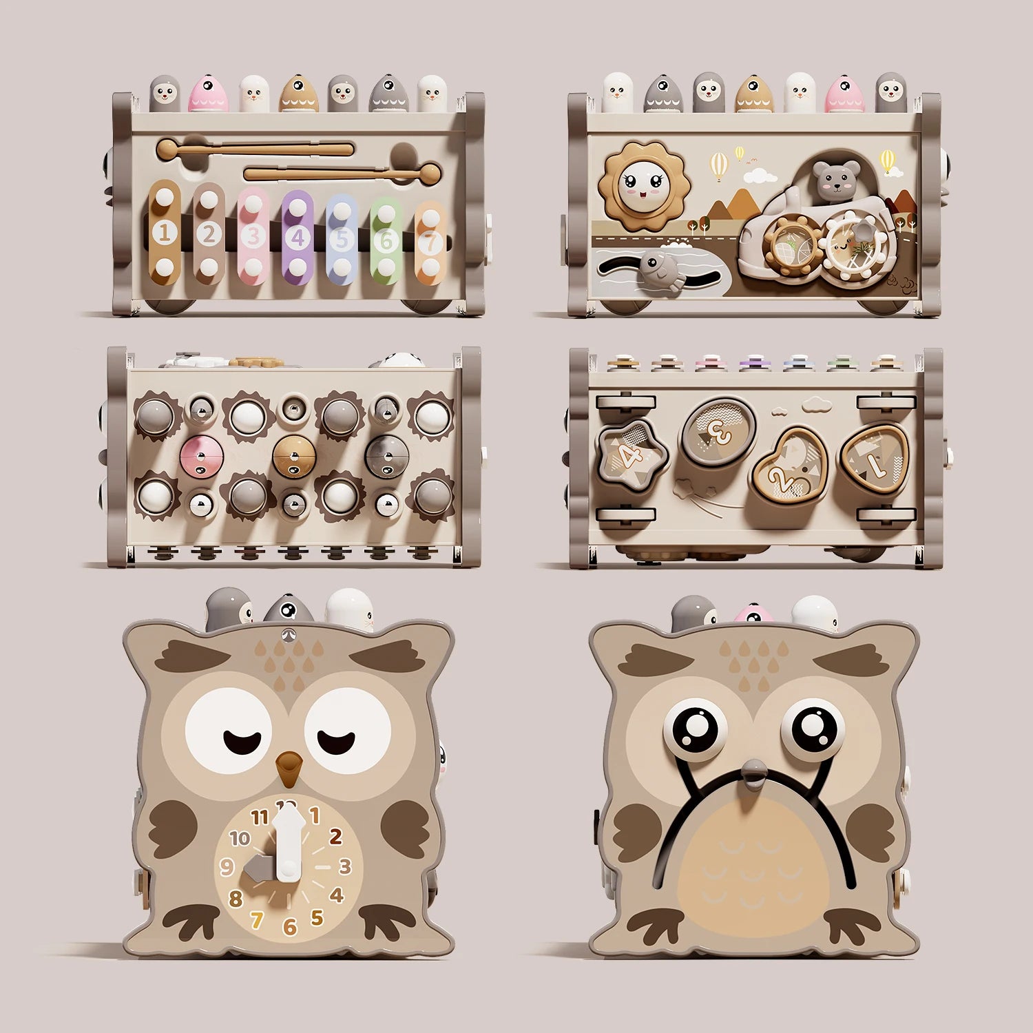 Woodland Montessori Sensory Activity Set