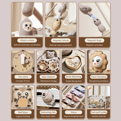 Woodland Montessori Sensory Activity Set